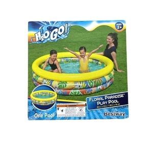 Bestway Floral Paradise Play Kids Inflatable Pool 68” x 15”